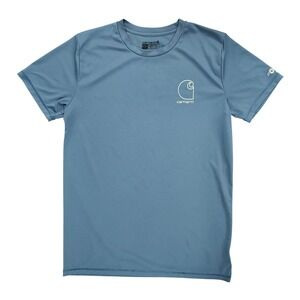 Carhartt Force Men XL Blue Graphic Performance T-Shirt Short Sleeve Crewneck